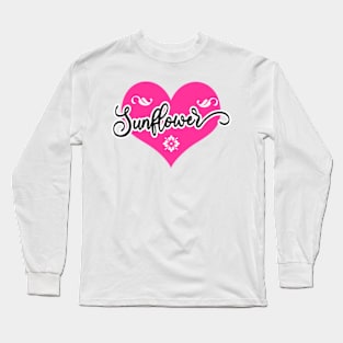 Sunflower Cute Long Sleeve T-Shirt